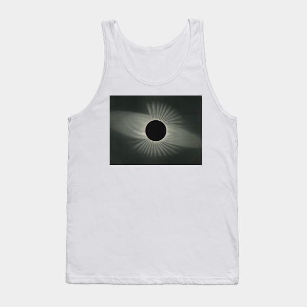 Total Eclipse of the Sun by Etienne Leopold Trouvelot Tank Top by Classic Art Stall